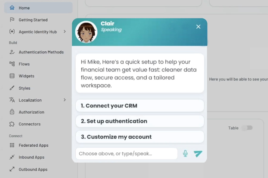 After: in-app onboarding execution with CoWalk widget